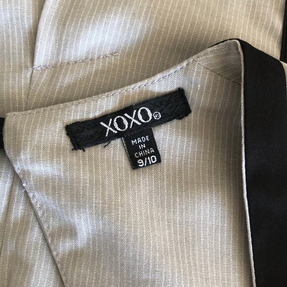 XOXO Grey and Black Bodycon Dress - Picture 10 of 11